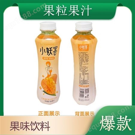 芒果果粒复合果汁饮料500ml夏季饮品商超渠道