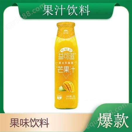芒果汁饮料1L果味果汁大瓶装果汁饮料