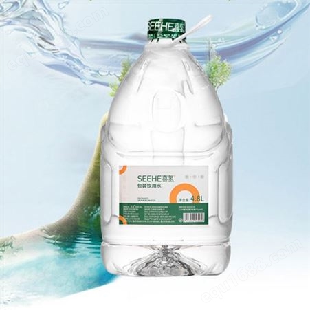 含氢包装饮用水4.8L大瓶家庭装纯净水商超渠道