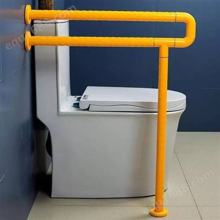 华恰卫生间护栏老人拉手厕所马桶架落地蹲坑浴缸尼龙无障碍扶手