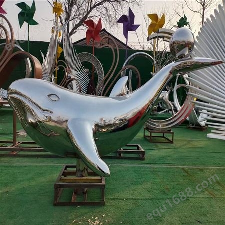 景观不锈钢雕塑定做 玻璃钢长颈鹿七星瓢虫定制