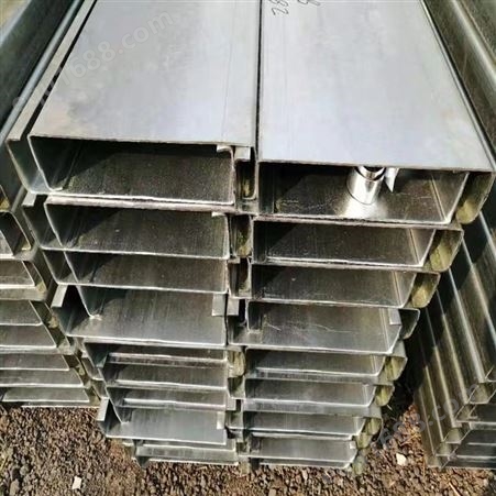内蒙古C型钢 抗震支架 太阳能支架 镀锌c型钢 Q235 140*50*20