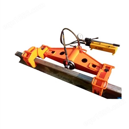 轨道液压直轨器 双钩槽型调直机 矿用钢轨调整器 结构结实
