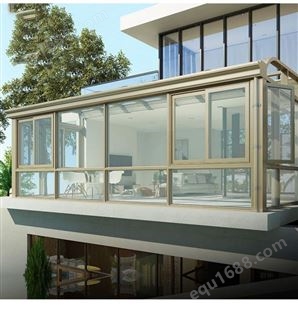 锦良装饰 铝合金户外阳光房 用三层中空钢化玻璃 支持定制