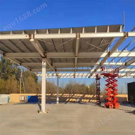 蓝天 大型加油站网架钢结构 抗腐蚀 经久耐用 结构稳定