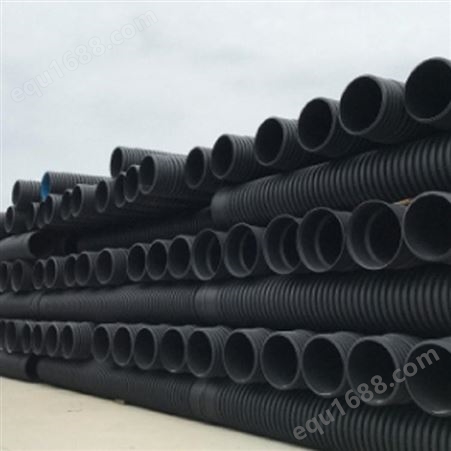 市政排污排水管聚乙烯塑钢缠绕管价格 统塑
