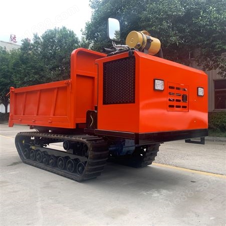 YY-GCD-LA514 履带式拖拉机 液压自卸运输车 陡峭地形爬坡车