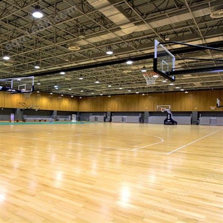 河南篮球馆地板 郑州羽毛球馆专用地板 体育木地板