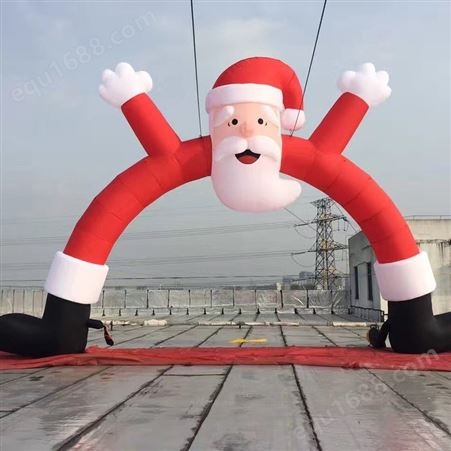 华津飞翔定做3米6米 充气雪人充气气模圣诞老人雪地气模