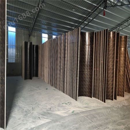 湖北鄂州圆柱子模板批发定制 建筑圆柱木模板价格