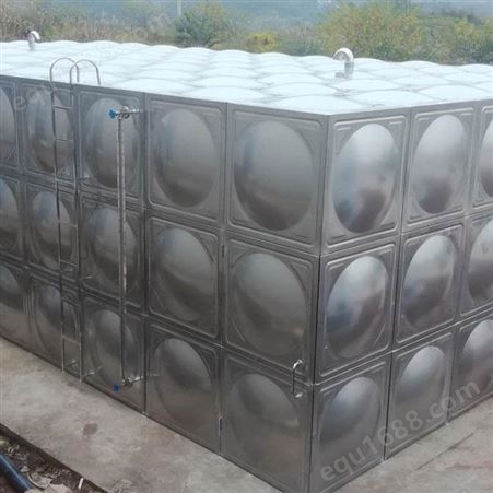 不锈钢方形水箱厂 不锈钢方形水箱发货定做 云贵川健华