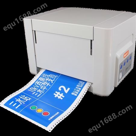 MAX彩色标签打印机，电力专用多色打印自动切割自主设计