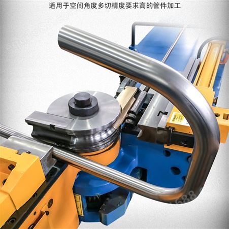 DW75（汉丰）DW75NC半自动液压弯管机  大型不锈钢方圆管切管机可定制