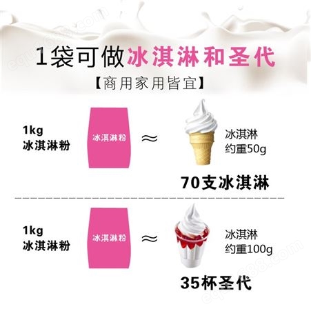 沽豪抹茶味硬冰淇淋粉 商用圣代甜筒奶浆粉 多规格供应