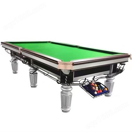 标准台球桌 家用成人标准型美式黑8桌球台台球乒乓球 二合一桌
