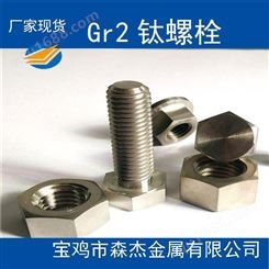 供应Gr2钛标准件钛螺栓钛螺母垫片丝杆货源充足定制加工交货期短