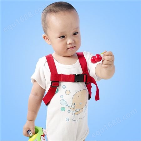溜娃神器新款儿童防走失牵引绳 婴儿学走路安全背包宝宝防走失带
