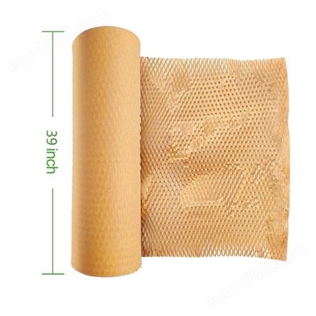 定制尺寸徽标蜂窝包装纸卷，用于包装、运输