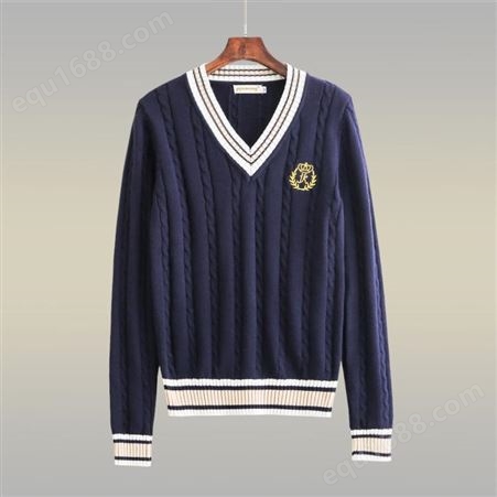 金华 高中小学生校服定制定做 校服毛衣羊毛衫 款式齐全 可印校徽 永利