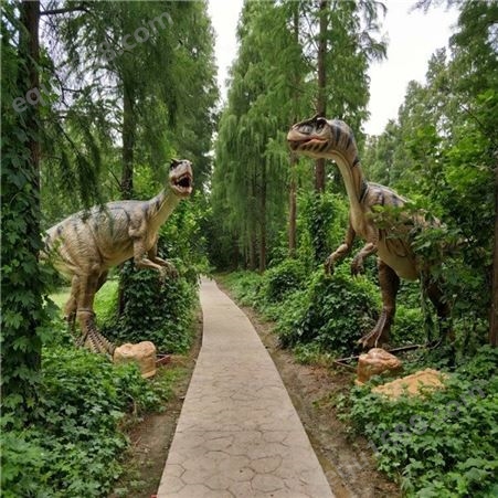供应仿真动物电动机械恐龙广场公园摆件侏罗纪白垩纪三叠纪化石