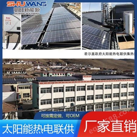 蜀旺新能源厂家 热电联供 双玻双面太阳能电池板