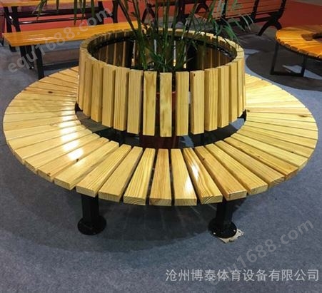 博泰围树椅 定做圆形围树椅 树围椅 围树公园椅 户外圆形实木椅 各种休闲椅