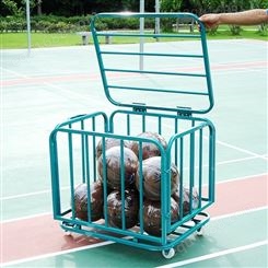 篮球推车 折叠式可拆卸 篮球车 装球车 带轮子滑动小号可装13球